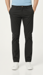 MEN COTTON CHINO (BLACK) - Smgarment's